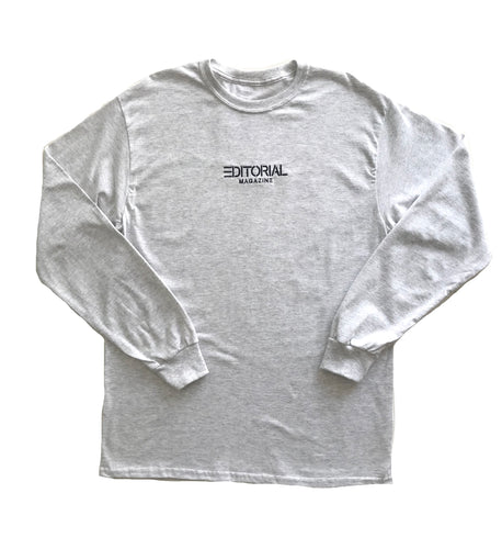 Embroidered Company Longsleeve Ash Grey