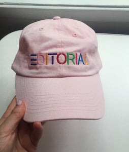 Pink Editorial Hat